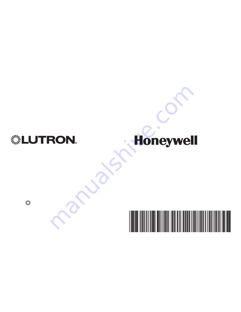 Honeywell Lutron VisionPRO 8000 Скачать руководство пользователя страница 50