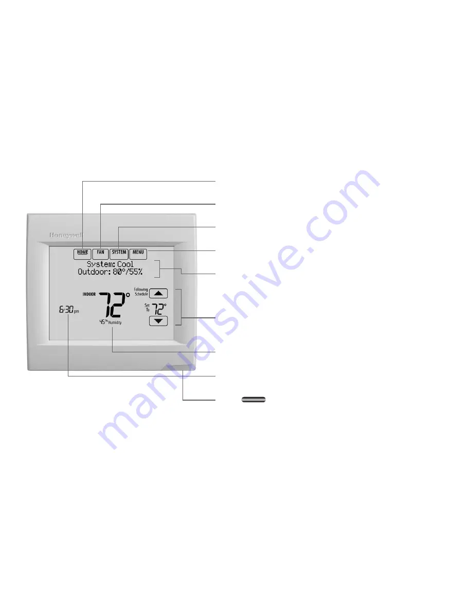 Honeywell Lutron VisionPRO 8000 Скачать руководство пользователя страница 54