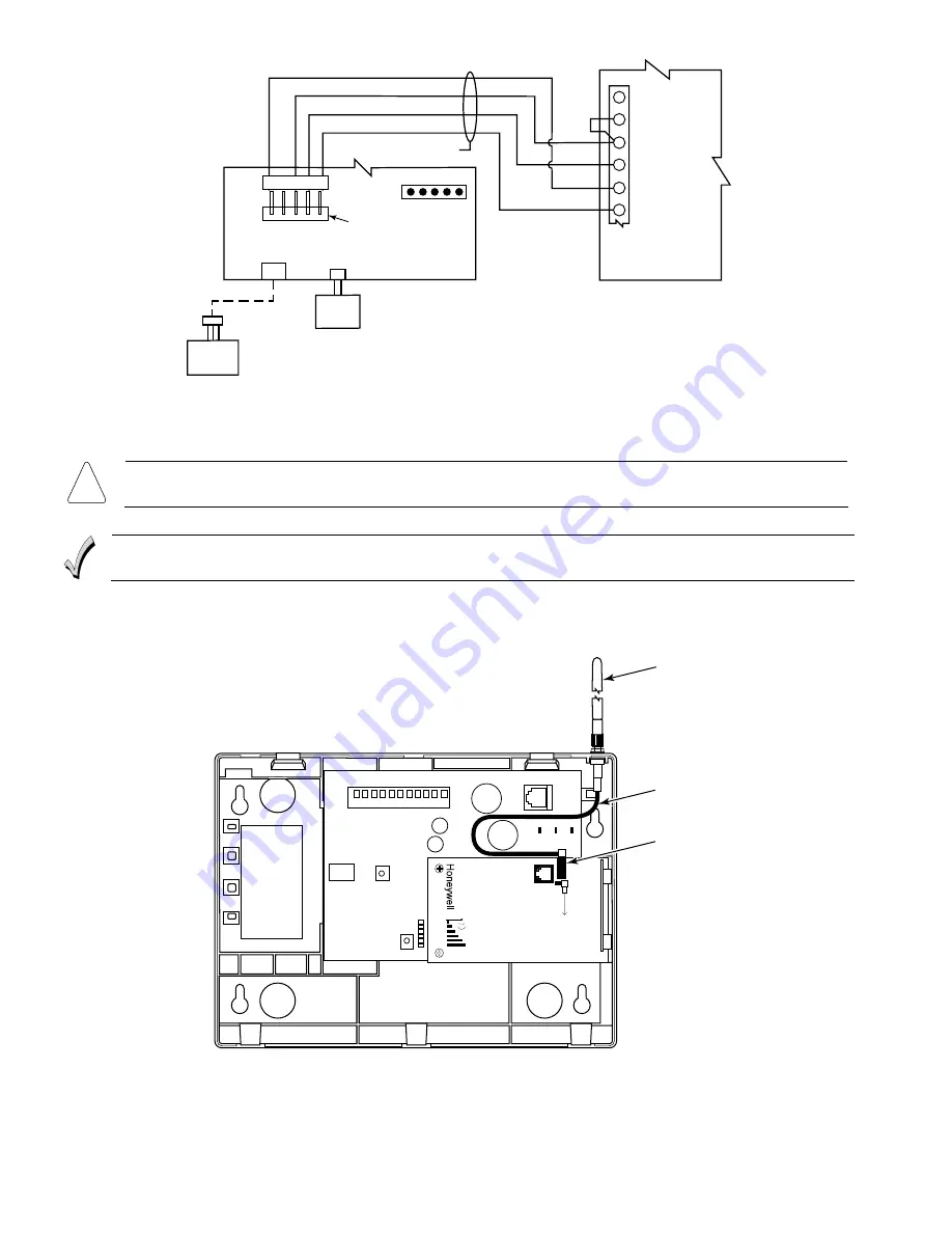 Honeywell LYNXDM-GSM Installation And Setup Manual Download Page 6