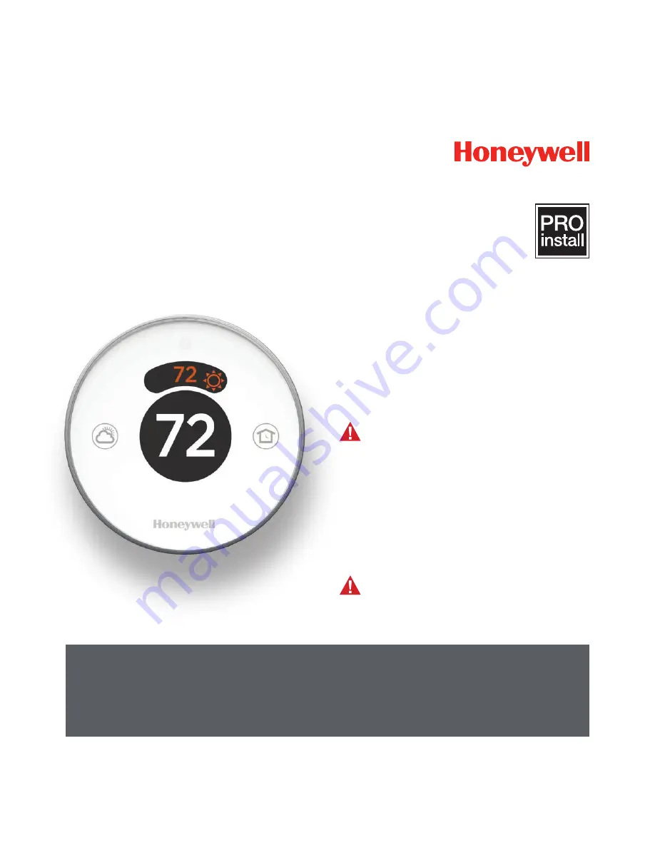 Honeywell lyric round Install Manual Download Page 29