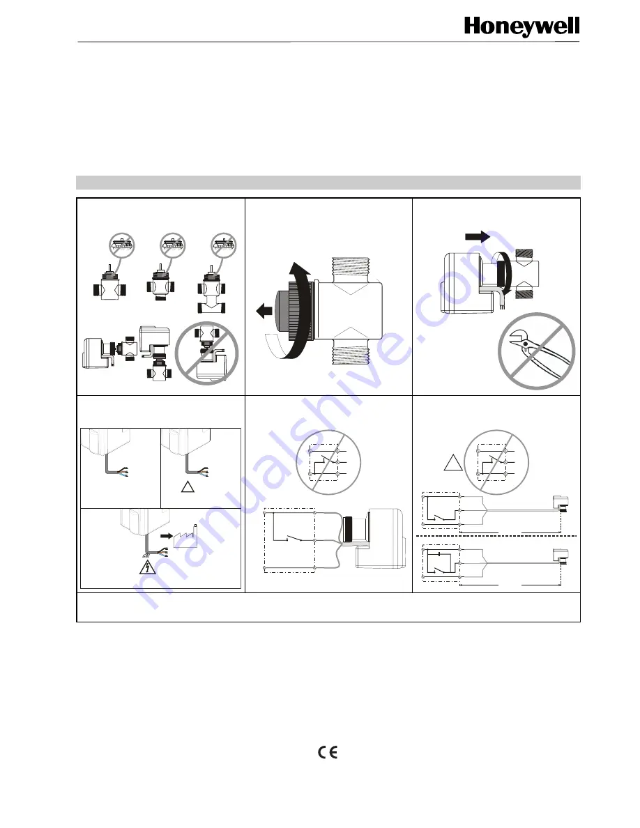 Honeywell M5410C1001 Installation Instructions Download Page 1