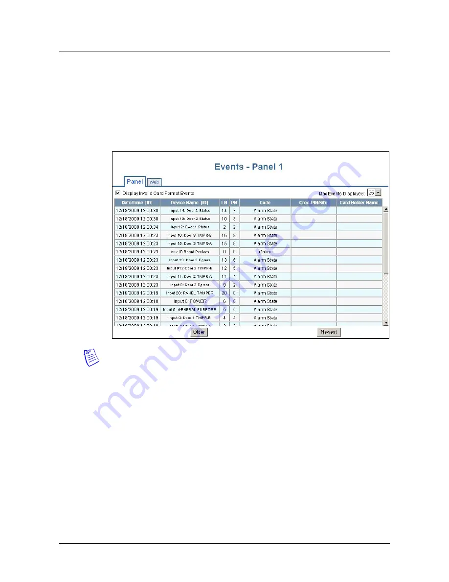 Honeywell NetAXS-123 User Manual Download Page 119