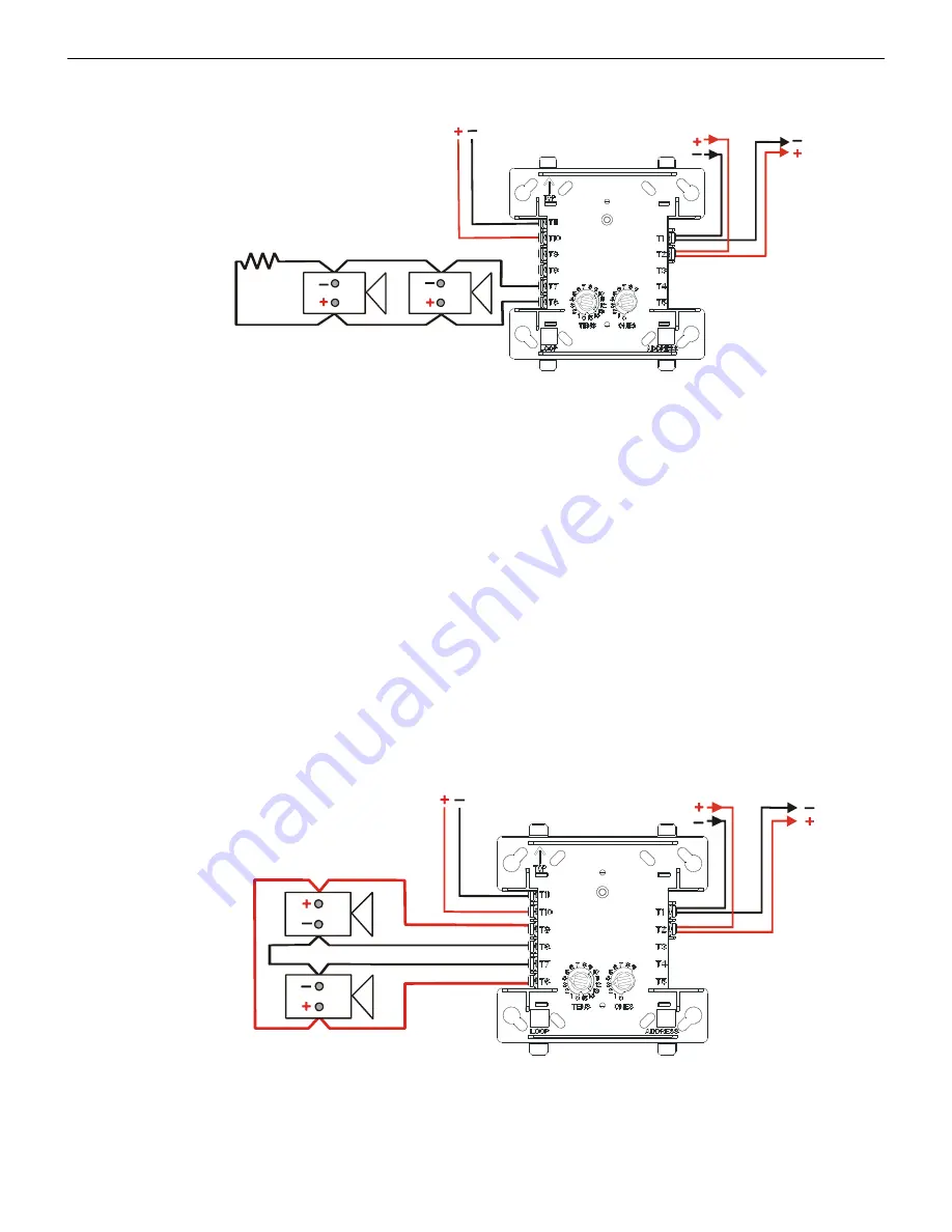 Honeywell NFS-3030 Wiring Manual Download Page 42