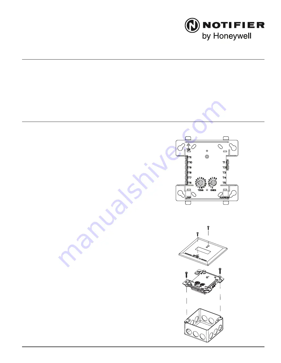 Honeywell NOTIFIER FTM-1 Installation And Maintenance Instructions Download Page 1