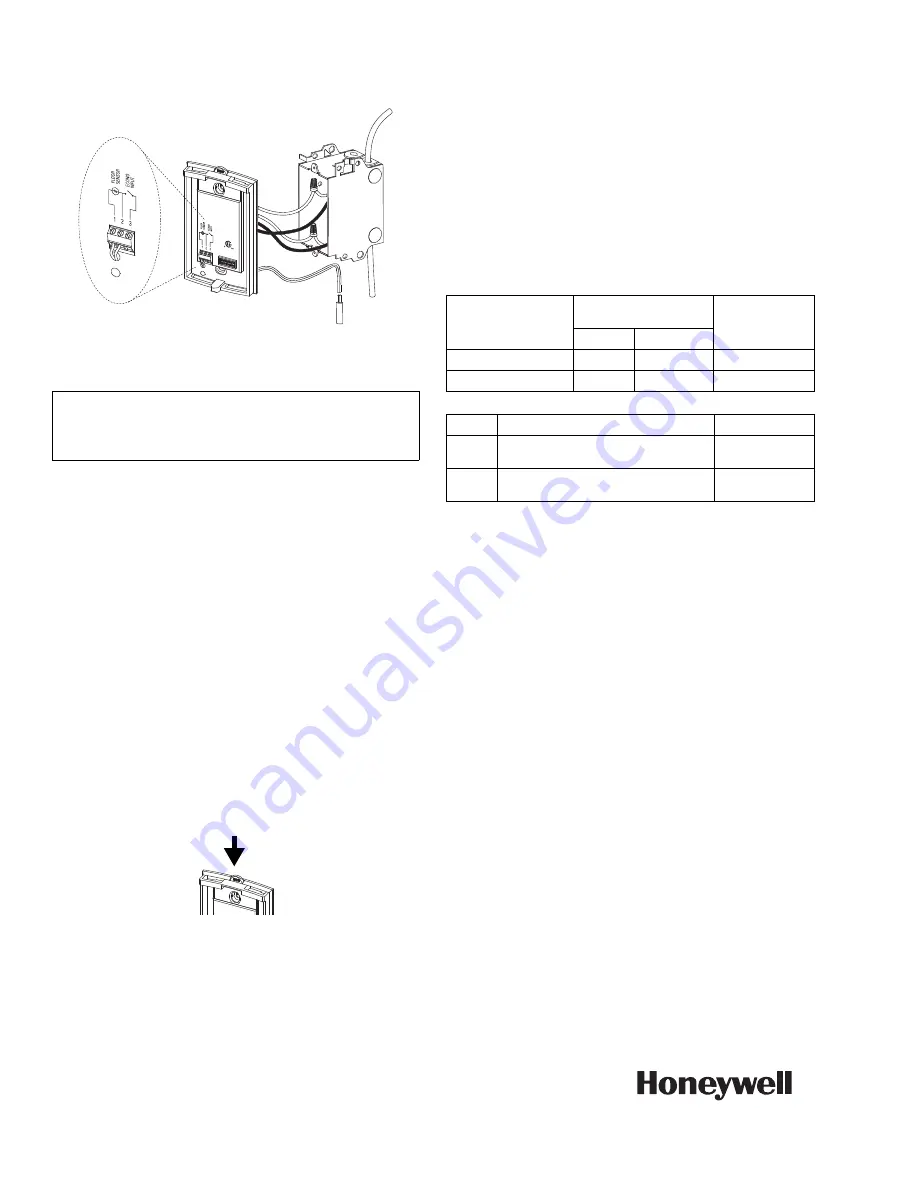 Honeywell PB112C-GA Installation Manual Download Page 4