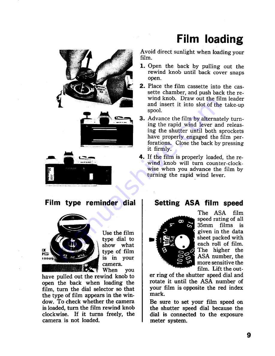 Honeywell Pentax Spotmatic II Operating Manual Download Page 11