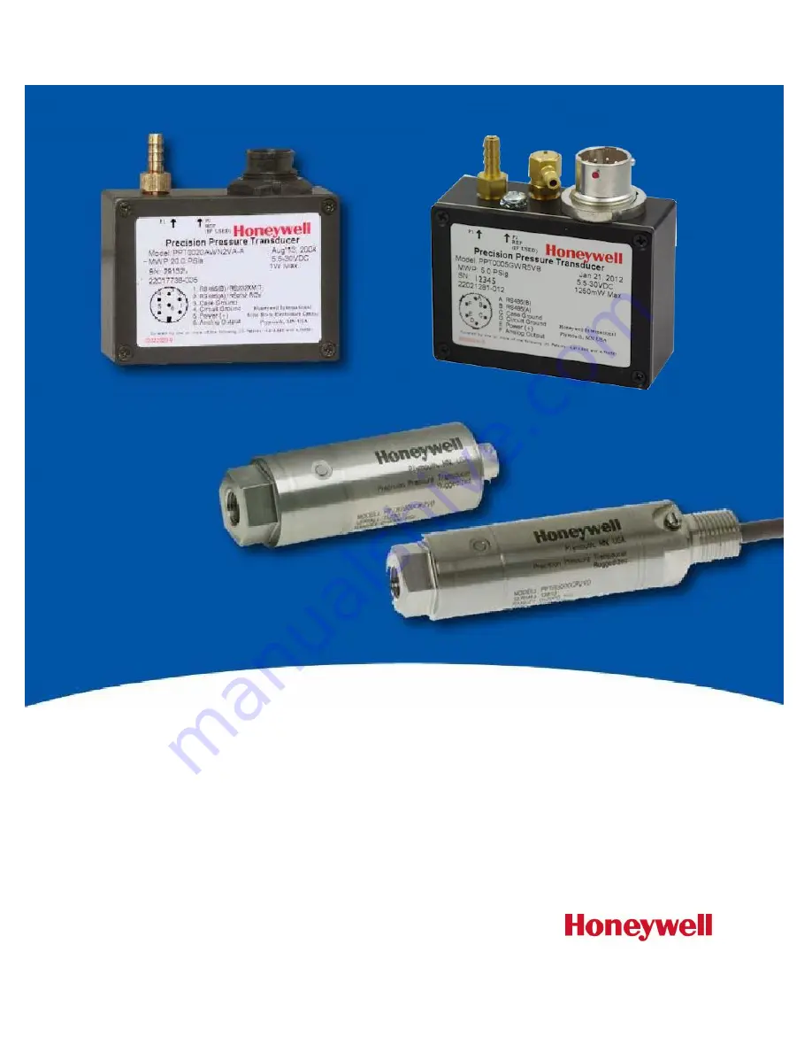 Honeywell PPT Скачать руководство пользователя страница 1