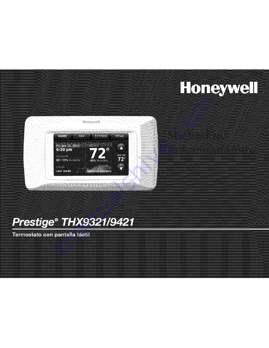 Honeywell PRESTIGE THX9321 Скачать руководство пользователя страница 81