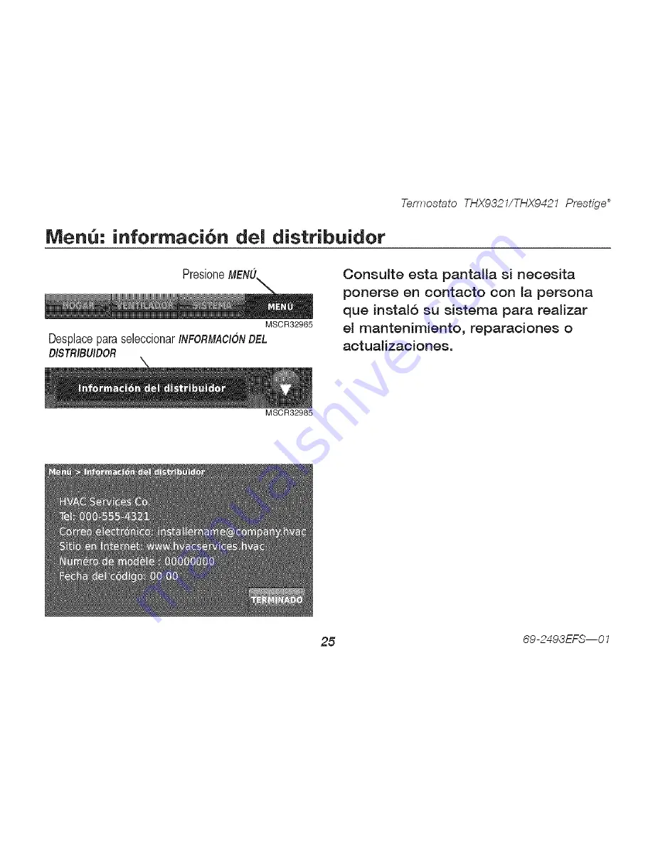 Honeywell PRESTIGE THX9321 Manual Download Page 107