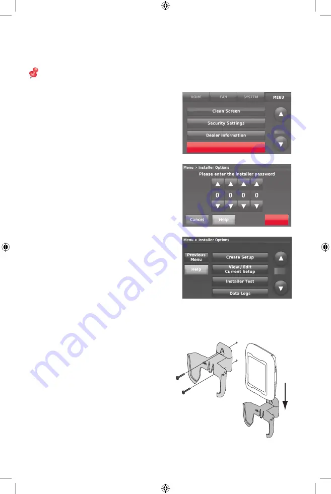 Honeywell Prestige THX9421R02 Installation Manual Download Page 12