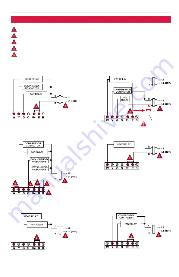 Honeywell PRO TH4110B Скачать руководство пользователя страница 7