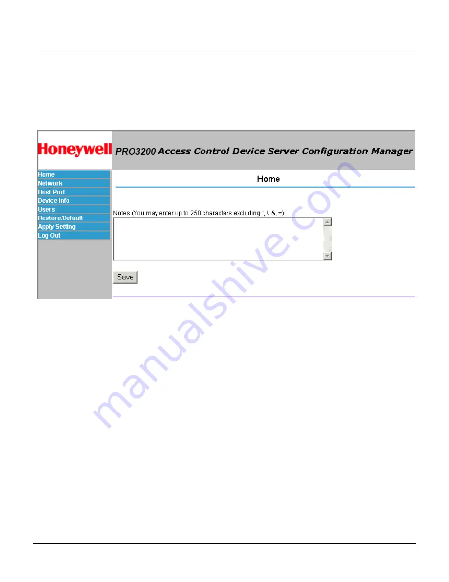 Honeywell PRO3200 Installation And Configuration Manual Download Page 24