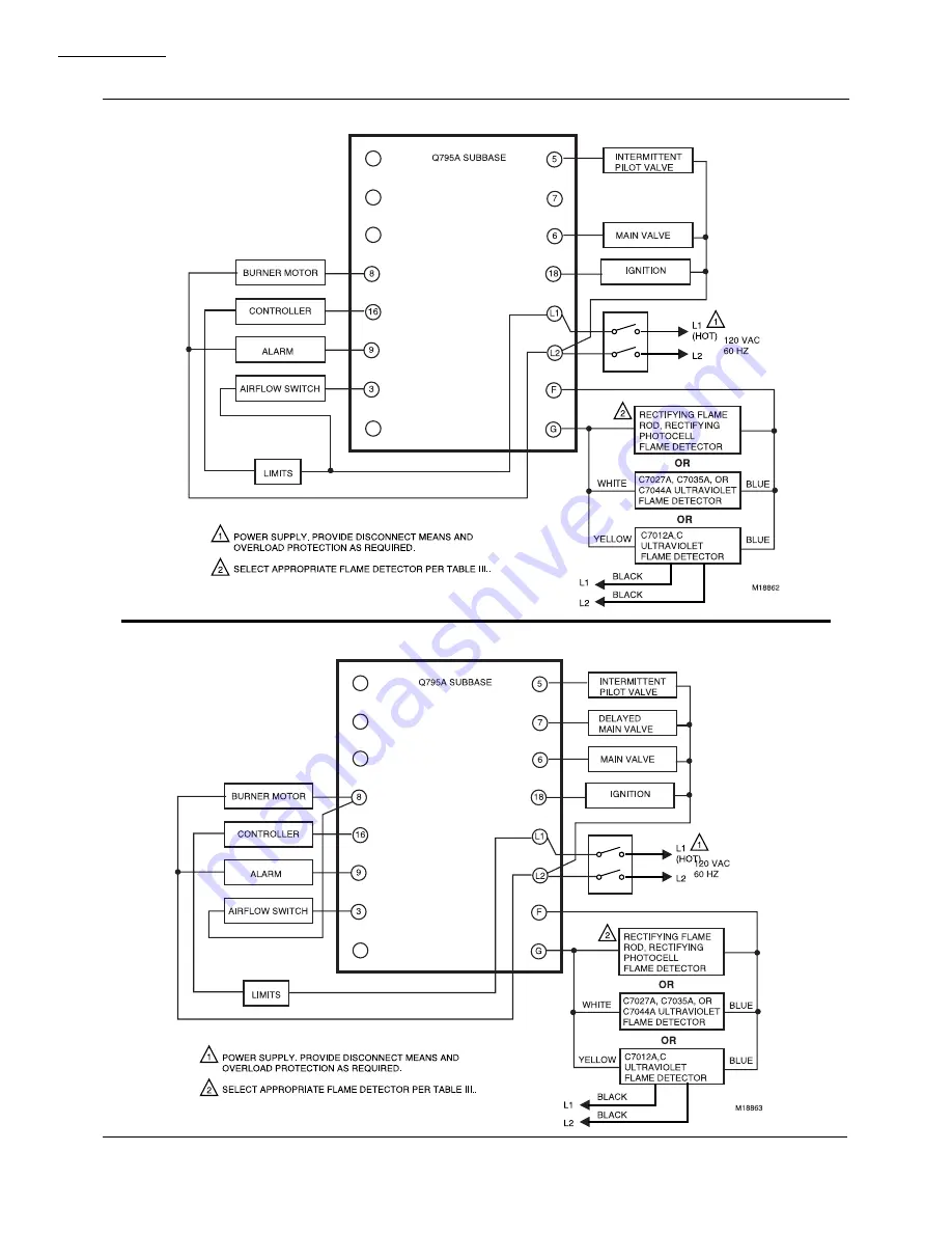 Honeywell R7795A Manual Download Page 10