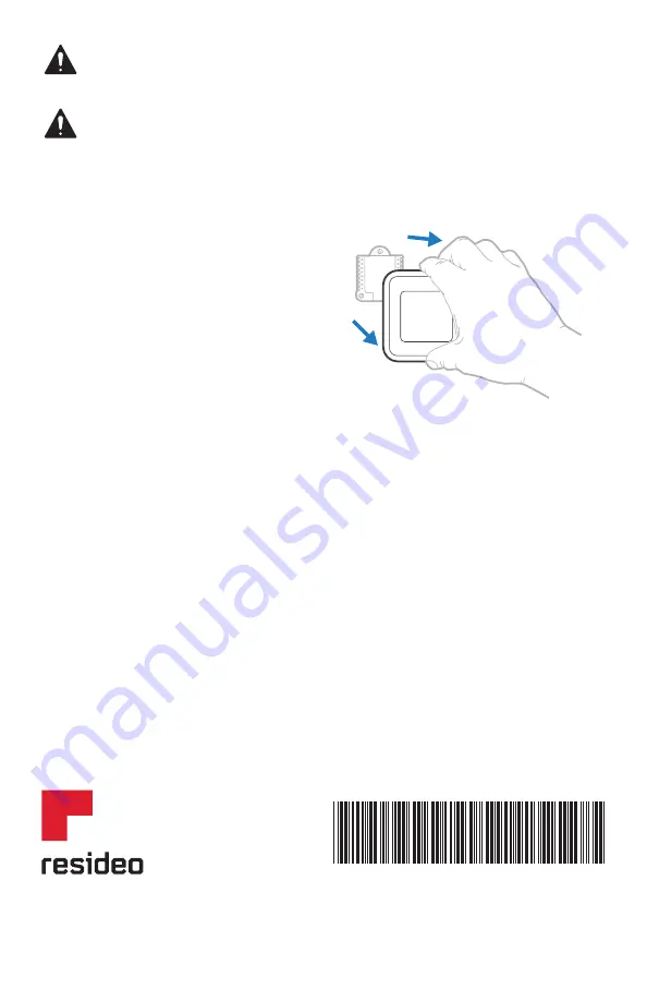 Honeywell RCHT8600 Quick Installation Manual Download Page 30