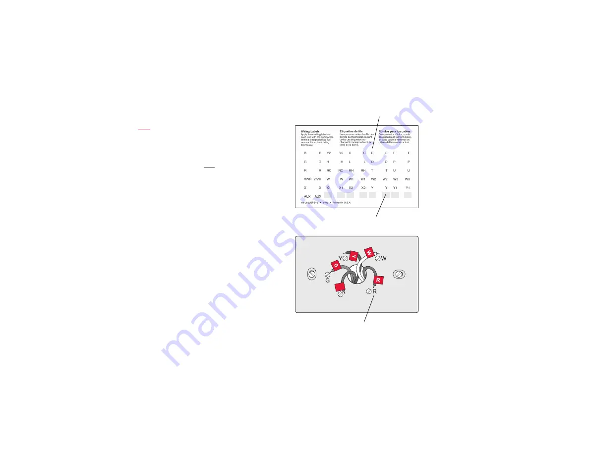 Honeywell RRTH9590WF Quick Start Manual Download Page 5