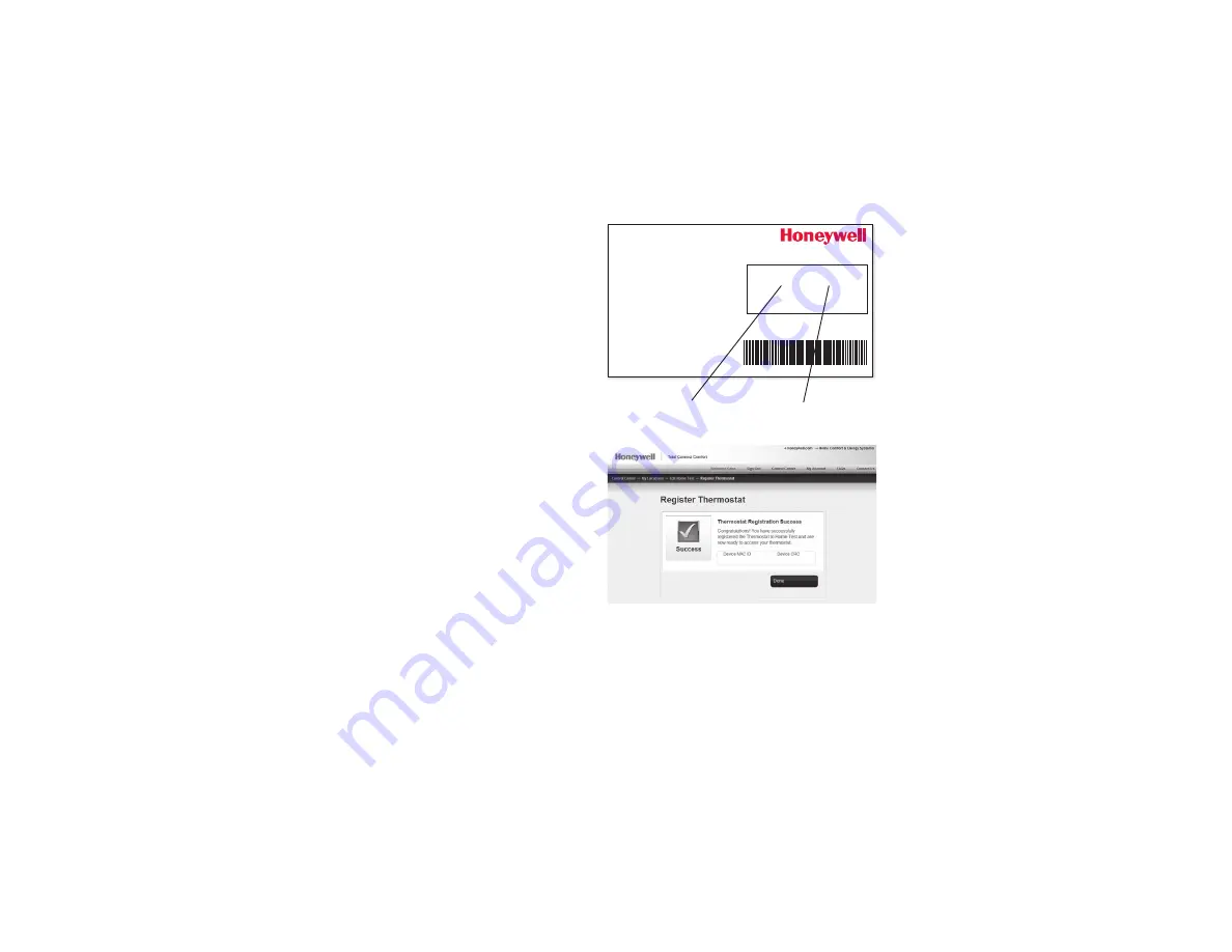 Honeywell RRTH9590WF Quick Start Manual Download Page 18