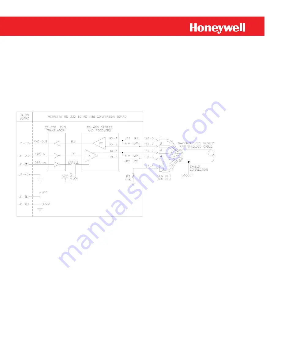 Honeywell RS-485 Installation Manual Download Page 9