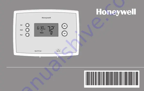 Honeywell RTH2410 Series Скачать руководство пользователя страница 27