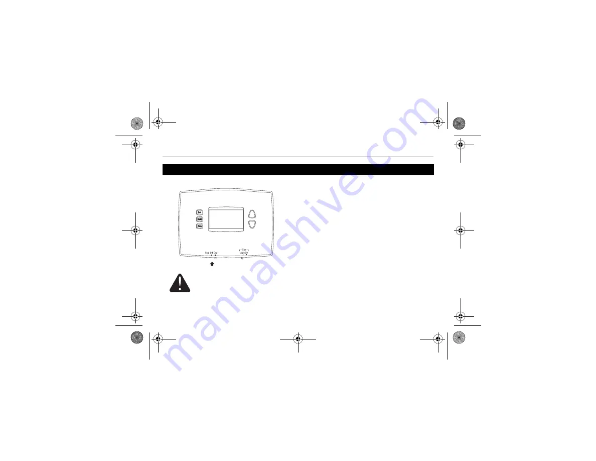 Honeywell RTH2510 Series Скачать руководство пользователя страница 9