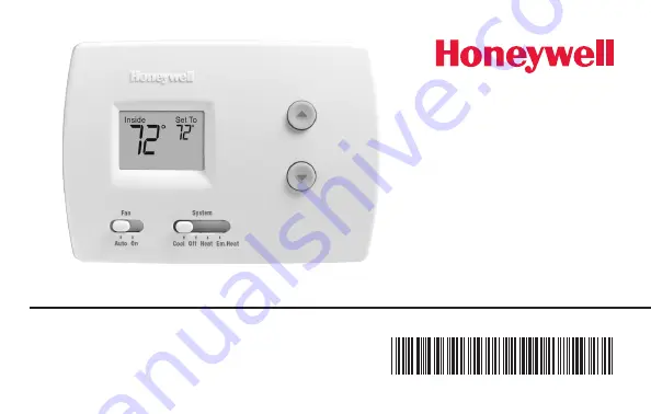 Honeywell RTH3100C Installation Manual Download Page 27