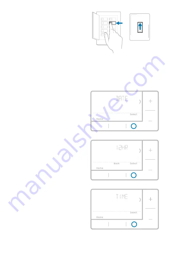 Honeywell RTH6360 Series Quick Installation Manual Download Page 7