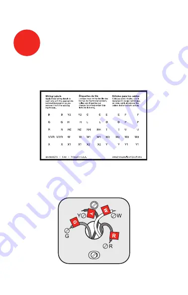 Honeywell RTH6400 Series Quick Installation Manual Download Page 5