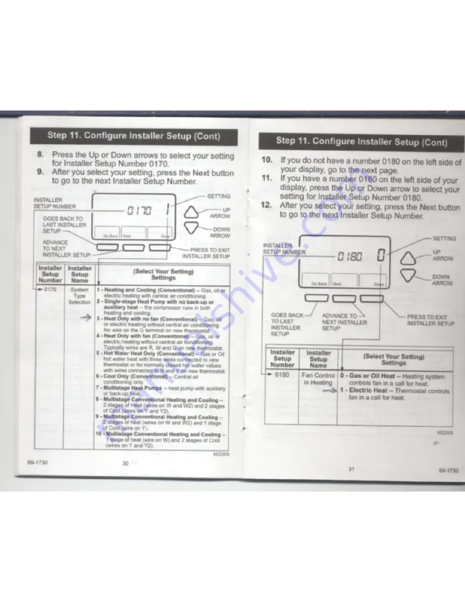 Honeywell RTH7500 Series Owner'S Manual Download Page 16