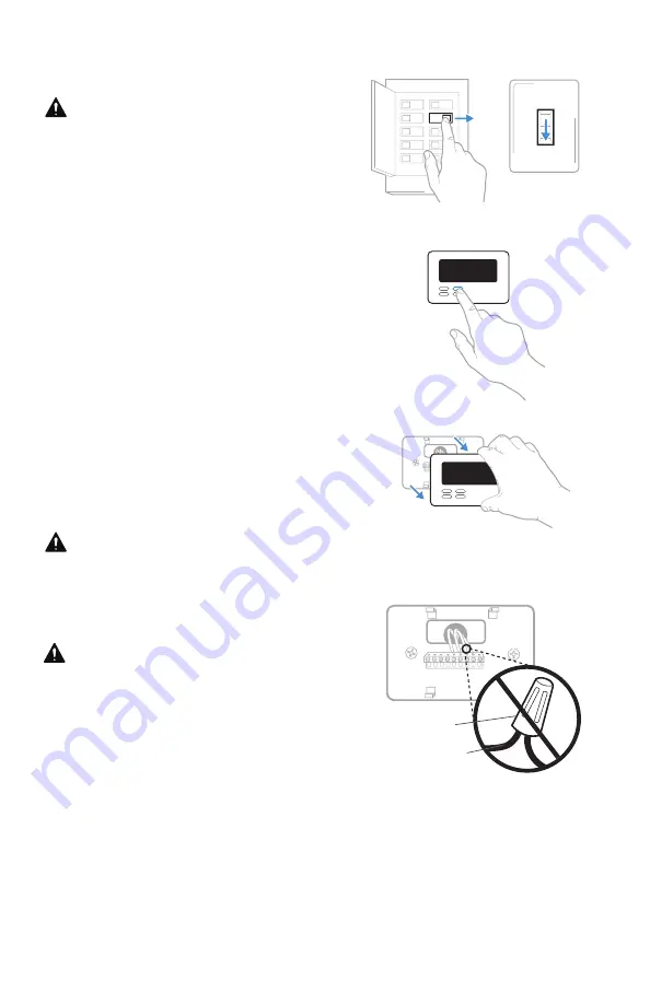 Honeywell RTH7500 Series Скачать руководство пользователя страница 2