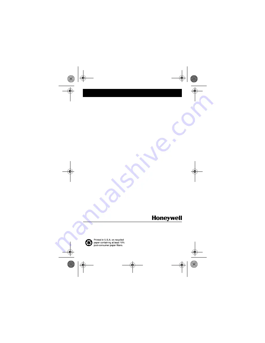 Honeywell RTH7500D Owner'S Manual Download Page 64