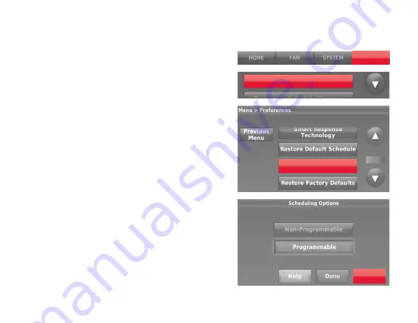 Honeywell RTH9590 User Manual Download Page 66