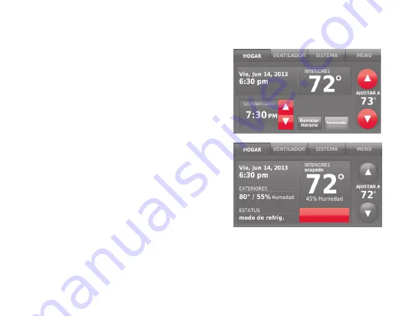 Honeywell RTH9590 User Manual Download Page 126