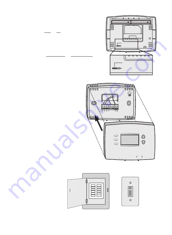 Honeywell RTHL2410 series Owner'S Manual Download Page 8