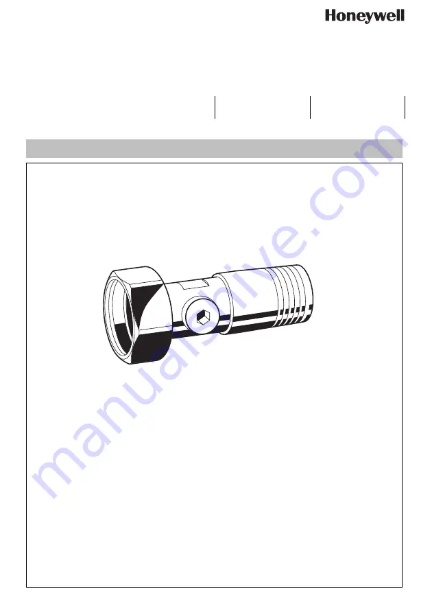 Honeywell RV260 Series Installation Instructions Manual Download Page 1