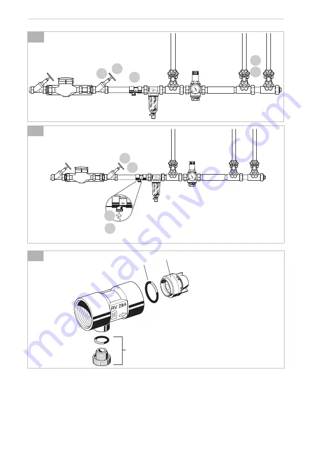 Honeywell RV284 Installation Instructions Manual Download Page 3