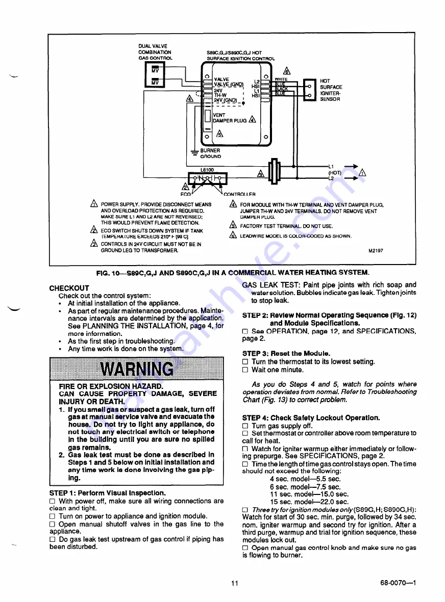 Honeywell S890C Скачать руководство пользователя страница 11