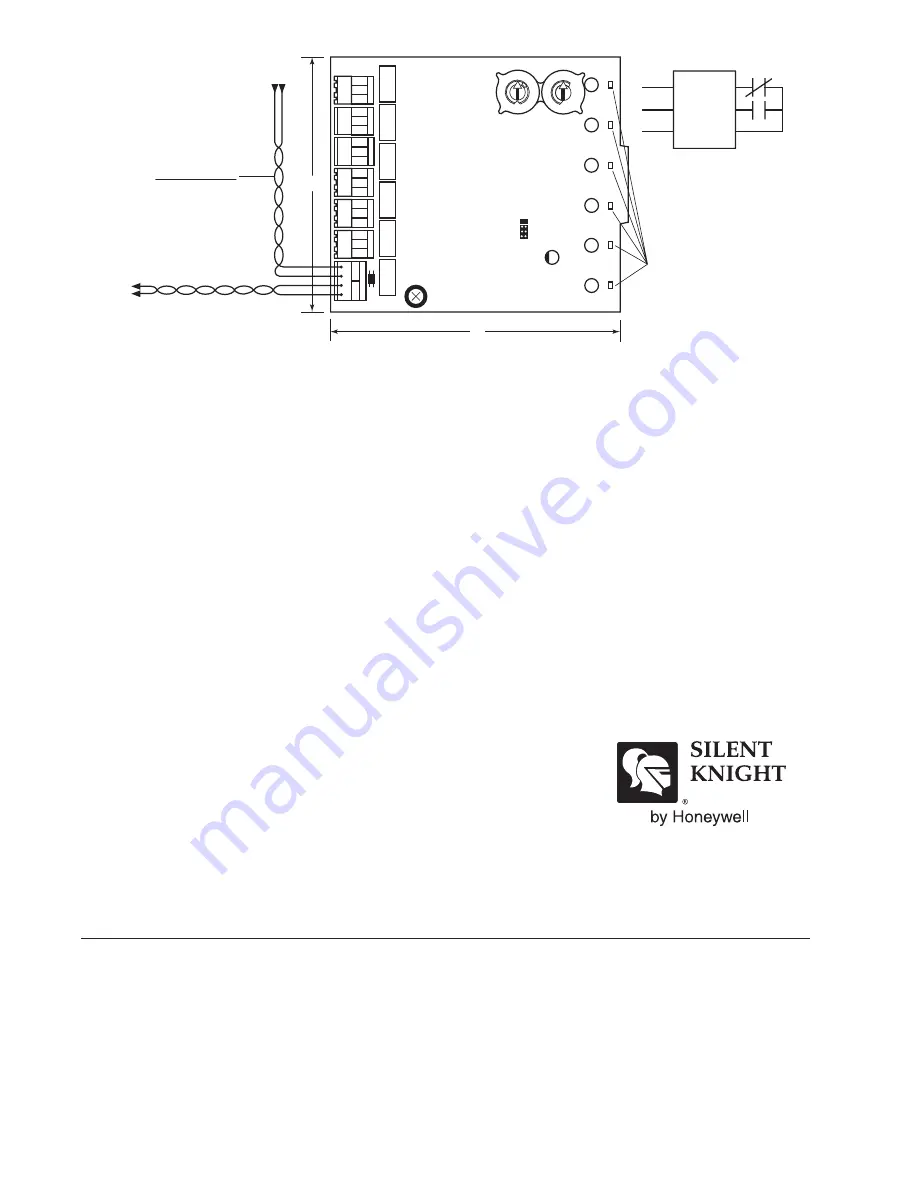 Honeywell SILEN KNIGHT IDP-Relay-6 Installation And Maintenance Instructions Download Page 4