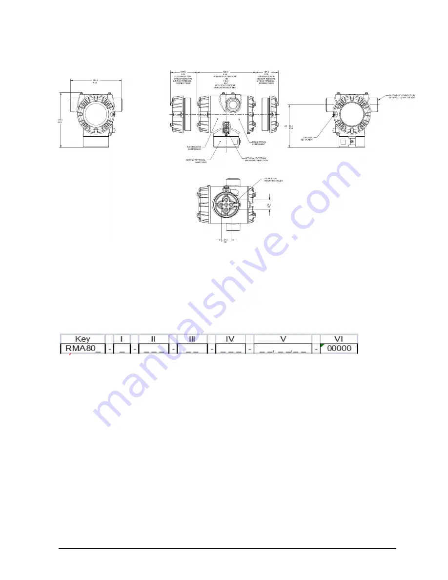 Honeywell SmartLine RMA801 User Manual Download Page 14