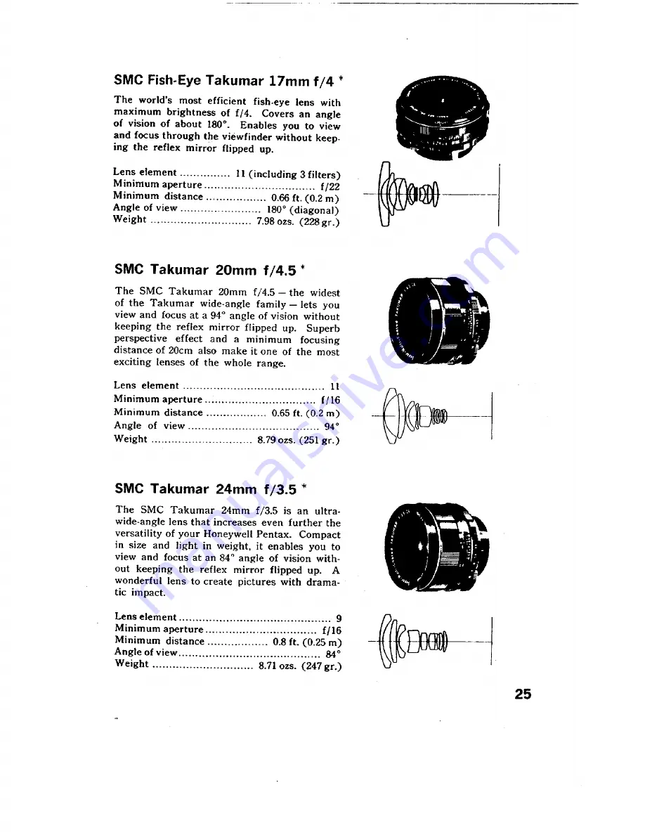 Honeywell Spotmatic Iia Скачать руководство пользователя страница 27