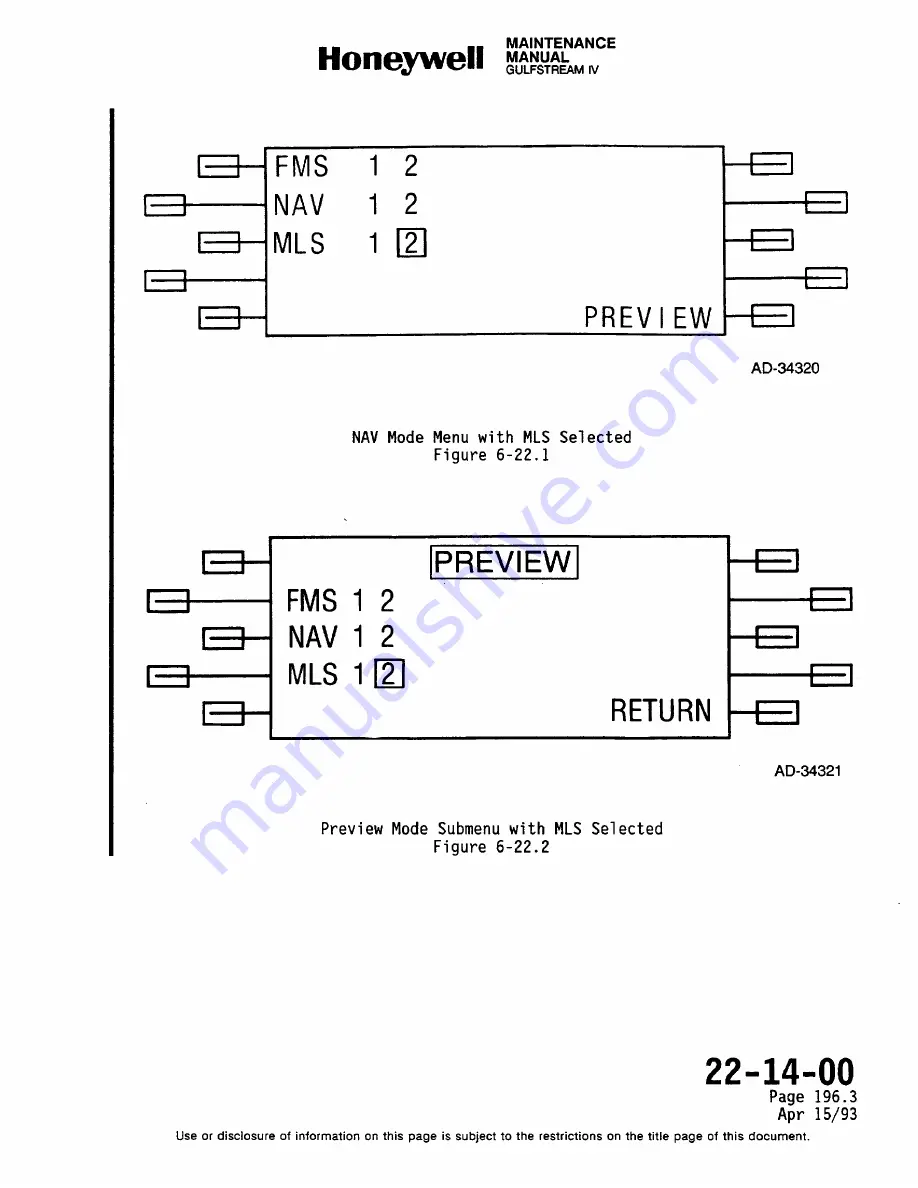 Honeywell SPZ-8000 Maintenance Manual Download Page 184