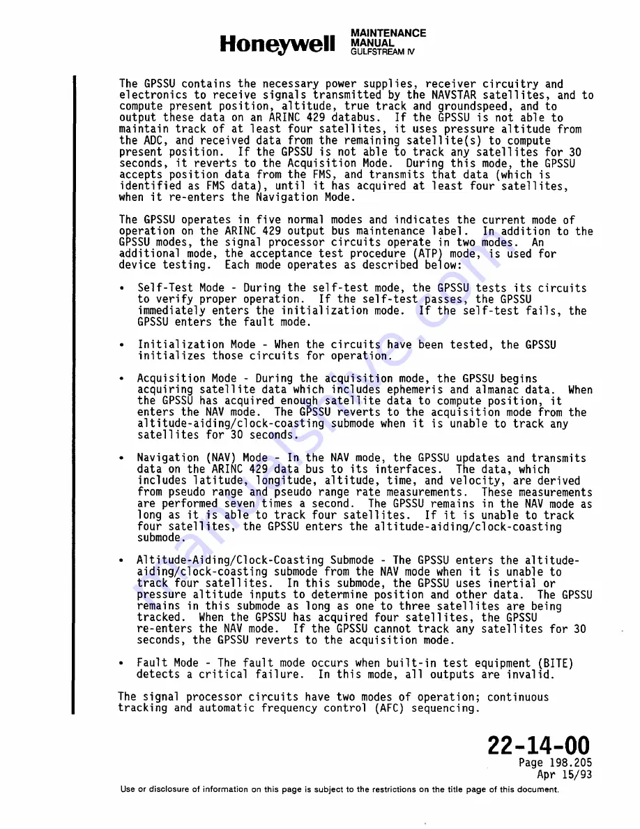 Honeywell SPZ-8000 Maintenance Manual Download Page 370