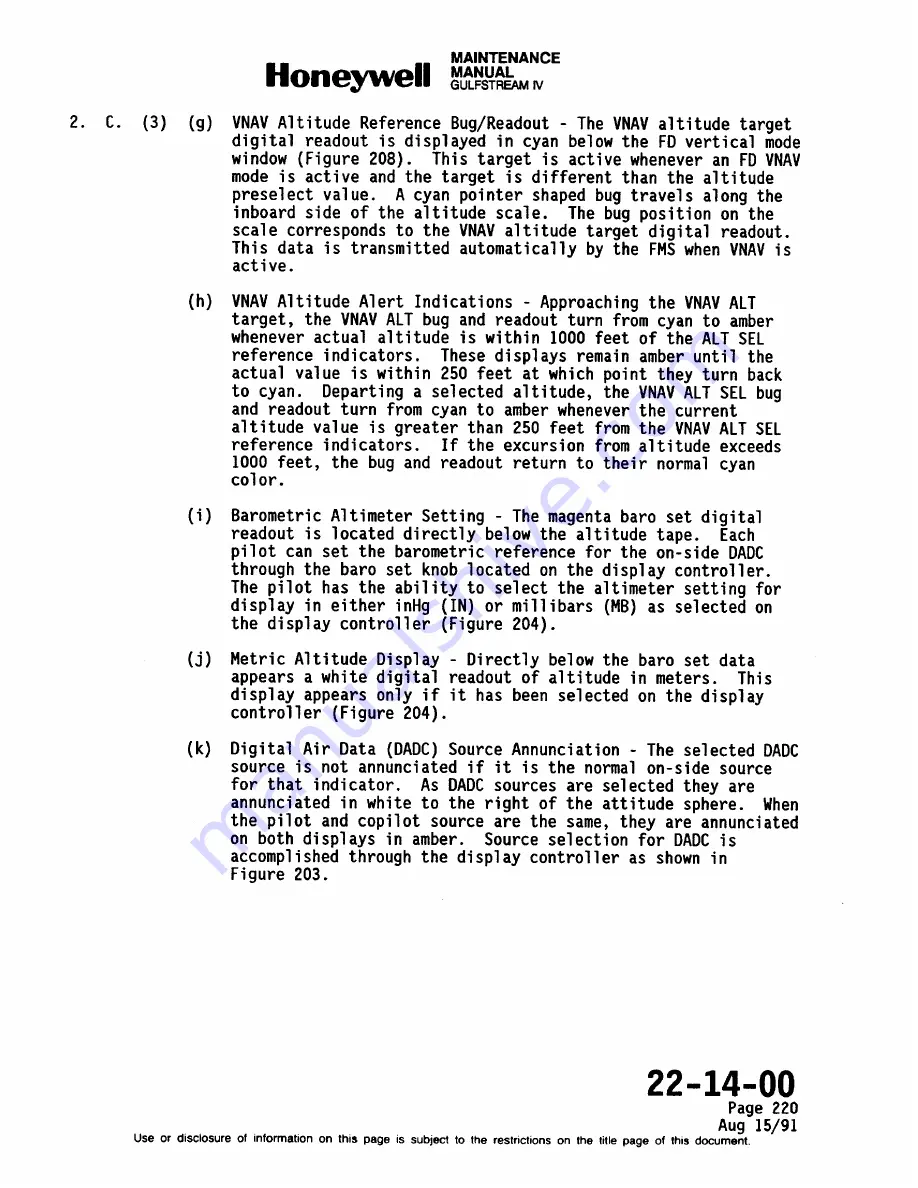 Honeywell SPZ-8000 Maintenance Manual Download Page 394