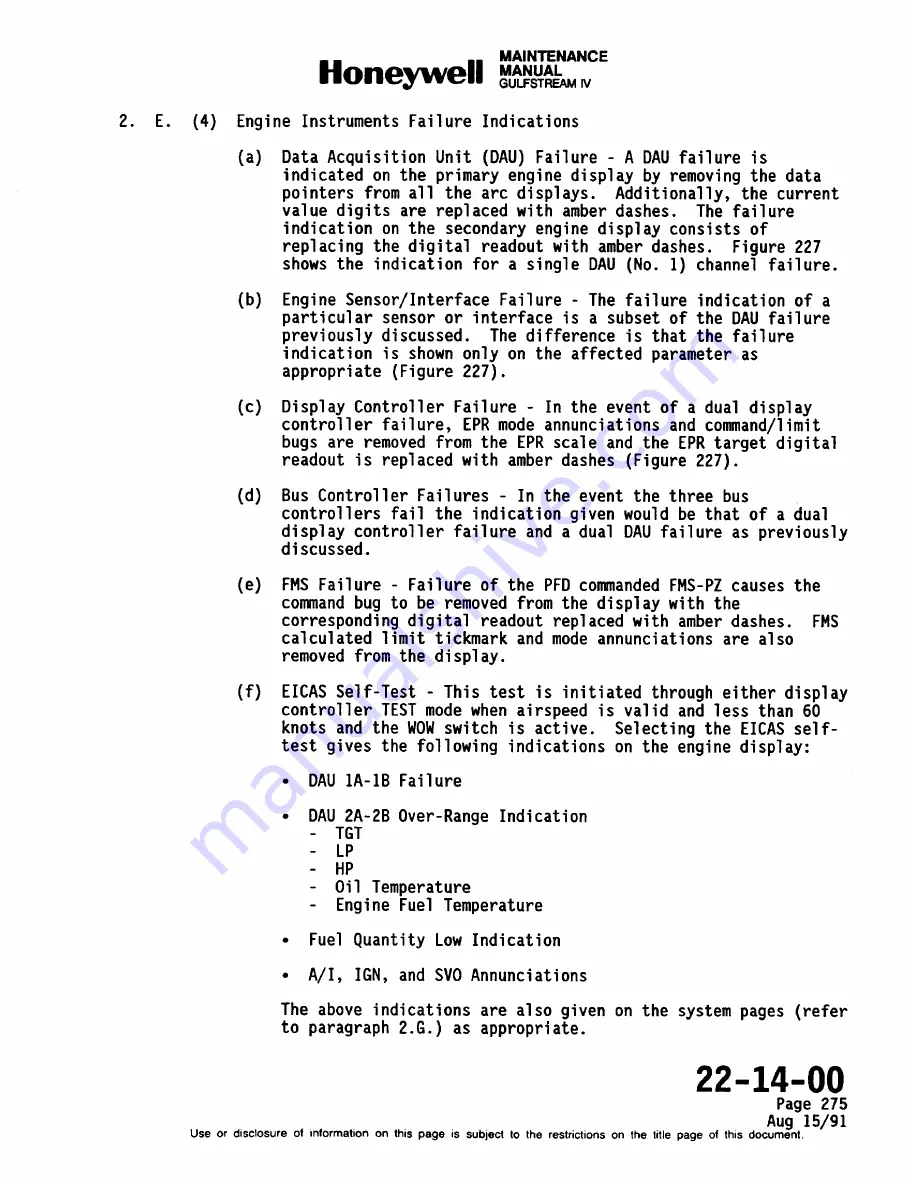 Honeywell SPZ-8000 Maintenance Manual Download Page 448