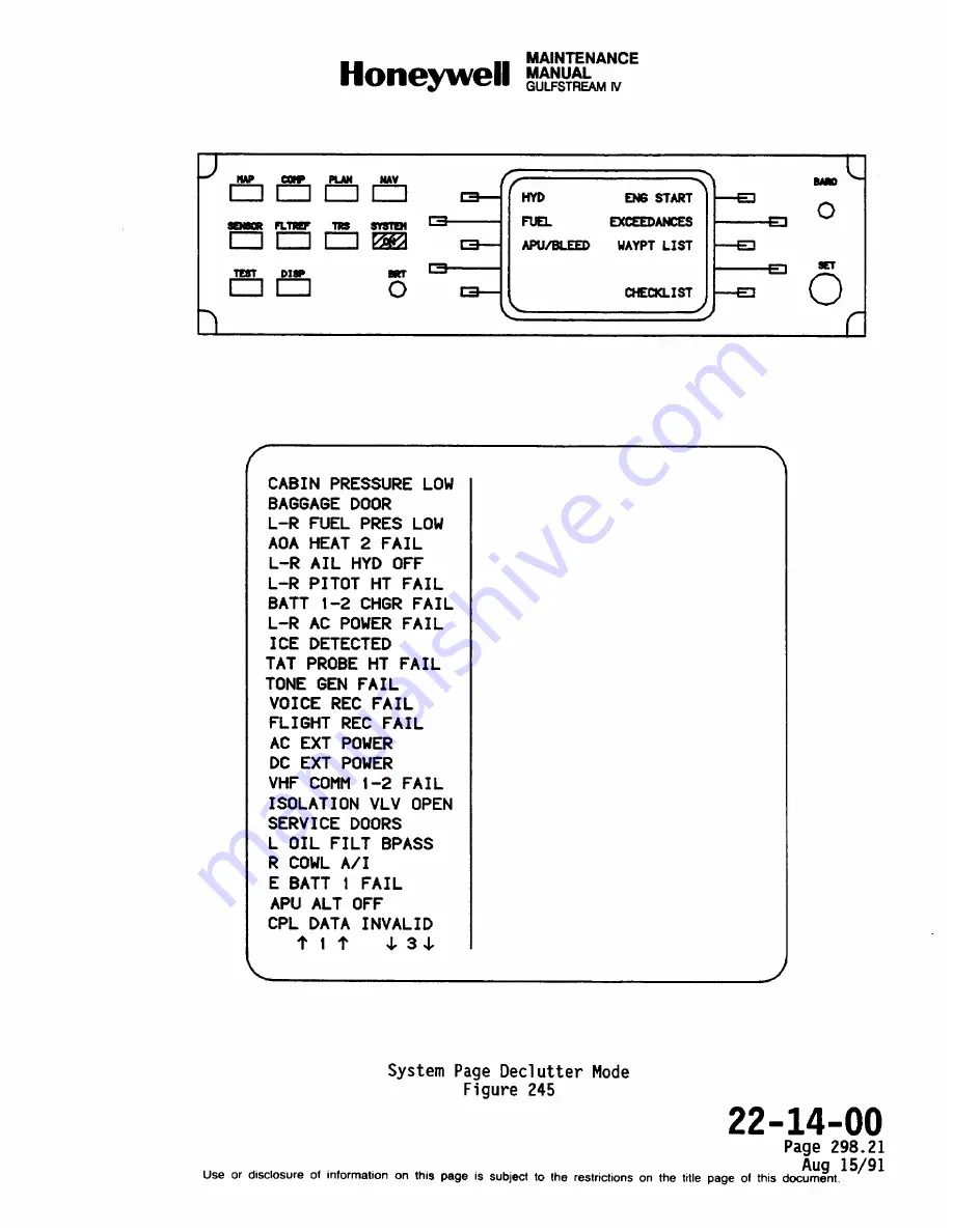 Honeywell SPZ-8000 Maintenance Manual Download Page 492