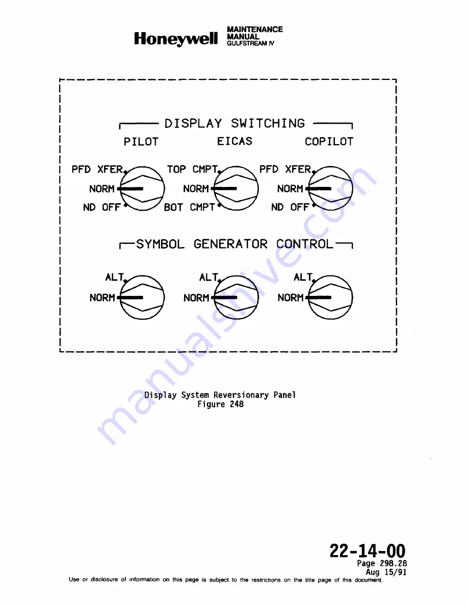 Honeywell SPZ-8000 Maintenance Manual Download Page 499