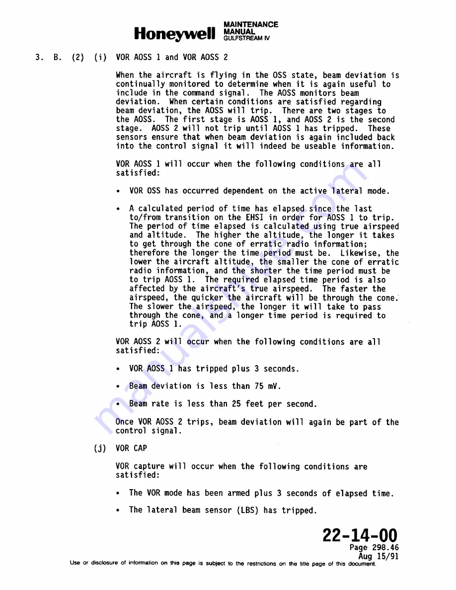 Honeywell SPZ-8000 Maintenance Manual Download Page 534