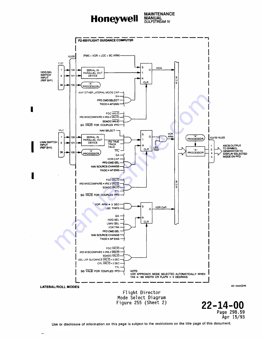 Honeywell SPZ-8000 Maintenance Manual Download Page 542