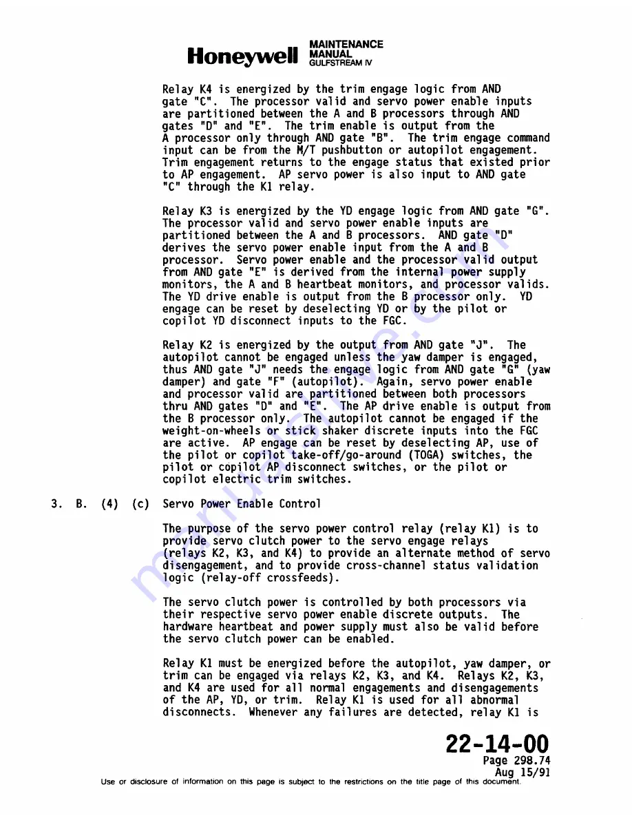 Honeywell SPZ-8000 Maintenance Manual Download Page 557