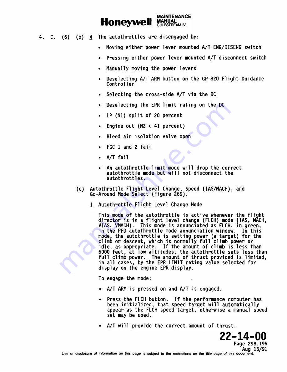 Honeywell SPZ-8000 Maintenance Manual Download Page 654