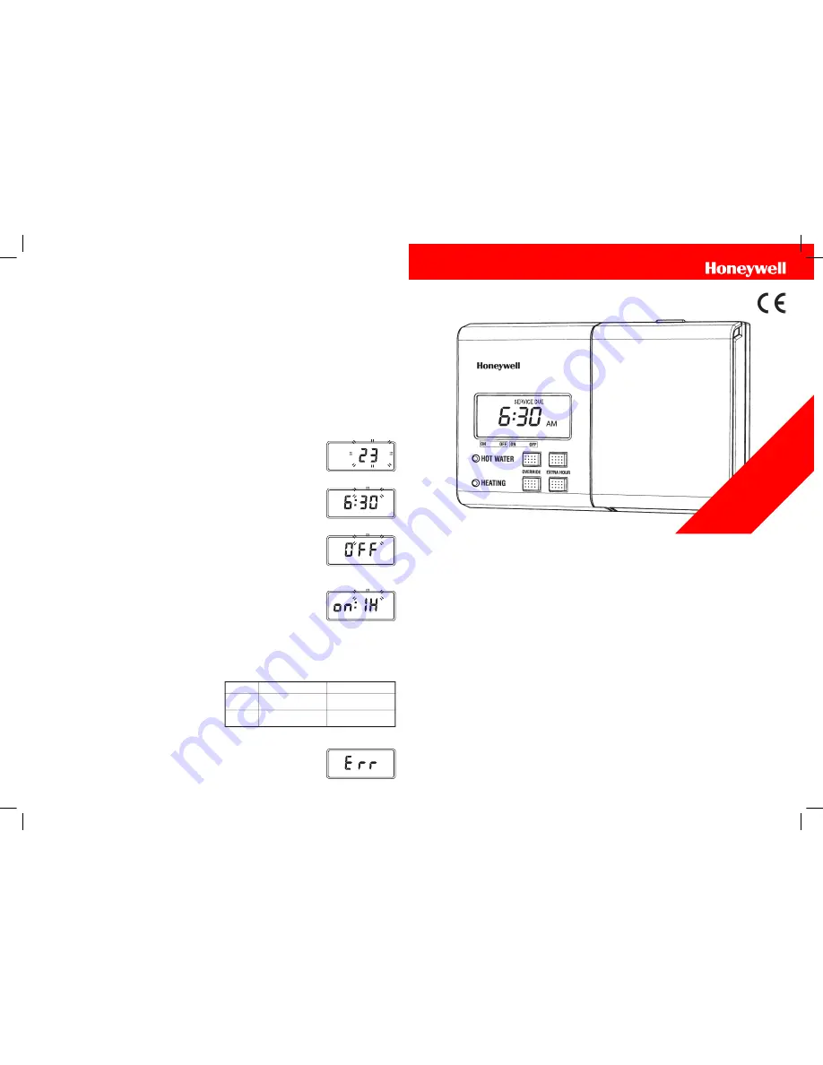 Honeywell ST6400S User Manual Download Page 1