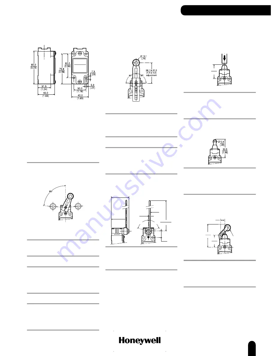 Honeywell Switches and Sensors Brochure Download Page 15